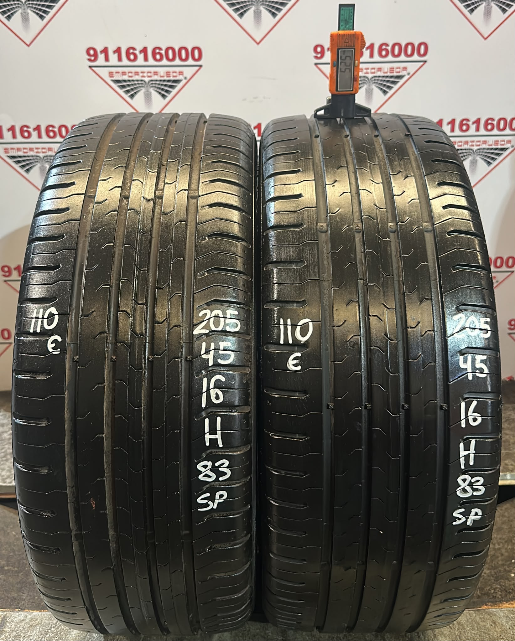 CONTINENTAL CONTIECOCONTACT 5 USADO  205/45 R16 83 H